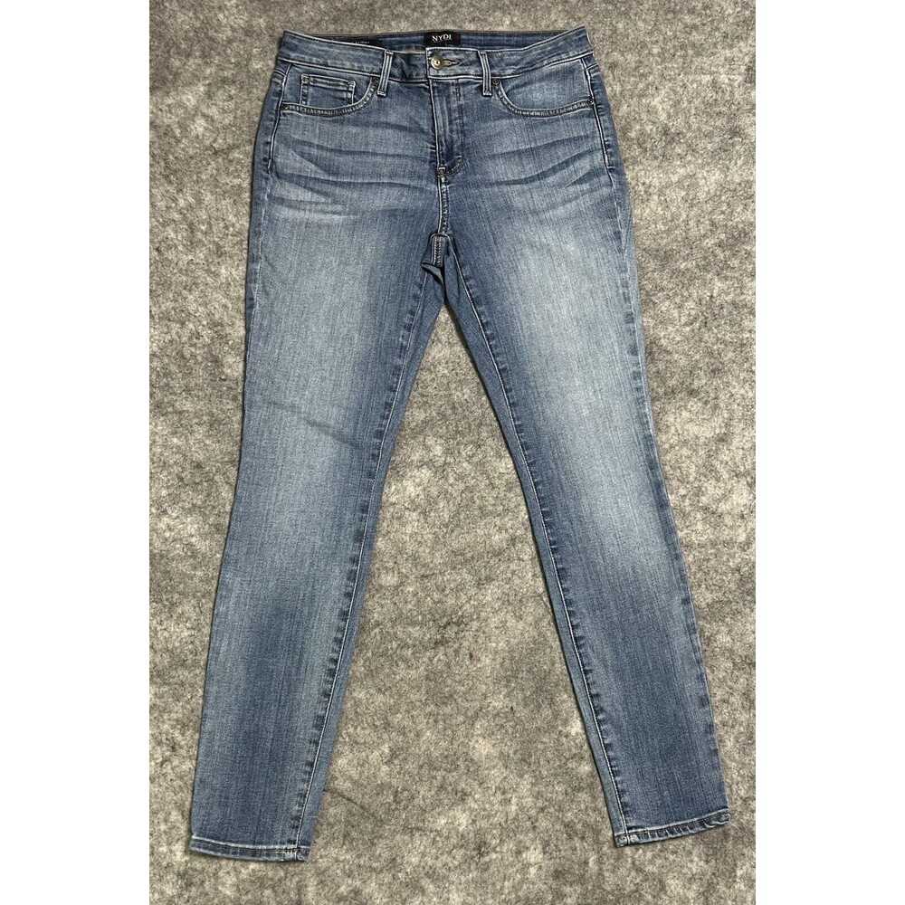 NYDJ Not Your Daughters Ami Skinny Jeans Womens 6 Blue Lift Tuck Technology